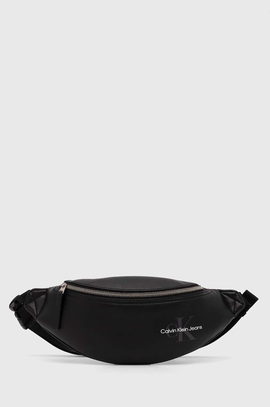 Ľadvinka Calvin Klein Jeans imitácia kože čierna K50K512029