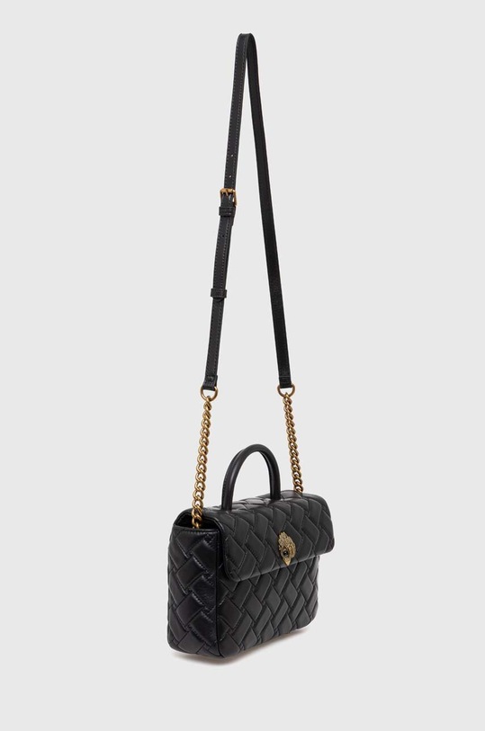 Шкіряна сумочка Kurt Geiger London HANDLE KENSINGTON BAG 2709500109 чорний AW24
