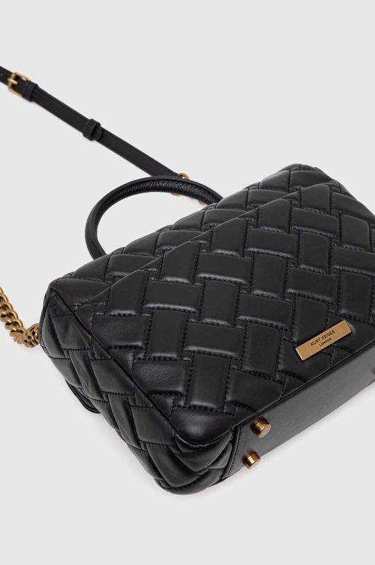 Шкіряна сумочка Kurt Geiger London HANDLE KENSINGTON BAG чорний 2709500109