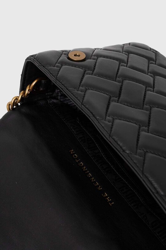 Kurt Geiger London torebka skórzana HANDLE KENSINGTON BAG 2709500109 czarny