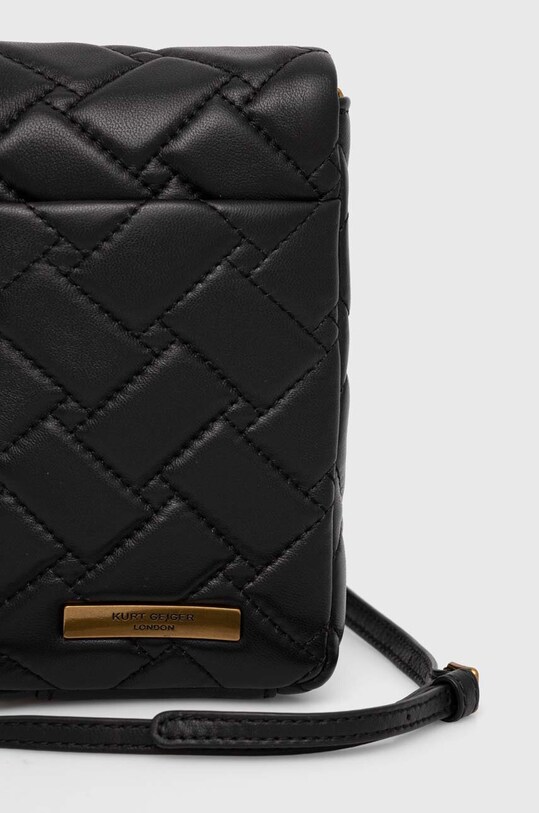 Kiegészítők Kurt Geiger London bőr táska KENSINGTON PHONE BAG 2710000109 fekete