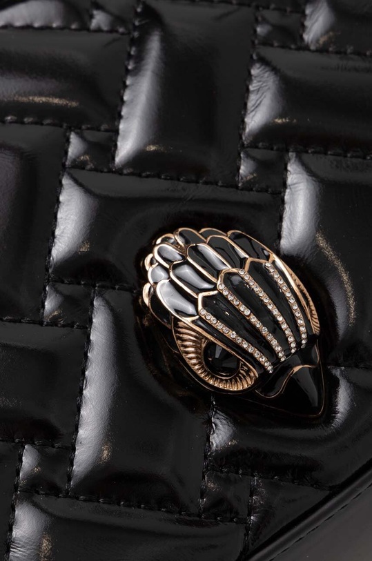 Kurt Geiger London torebka skórzana KENSINGTON SM CAMERA E 2738100319 czarny