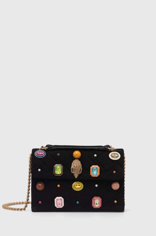 Kurt Geiger London poseta de piele MEDIUM KENSINGTON GEMS nu incape in A4 negru 2721005219