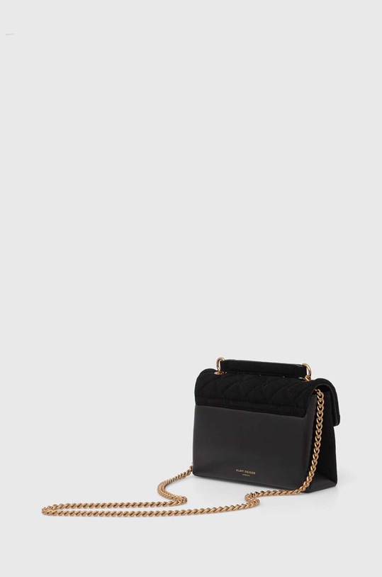 Accesorii Kurt Geiger London poseta de piele MEDIUM KENSINGTON GEMS 2721005219 negru