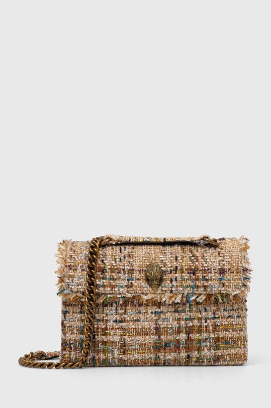 Kurt Geiger London torebka TWEED KENSINGTON BAG nie mieści A4 beżowy 2062643609