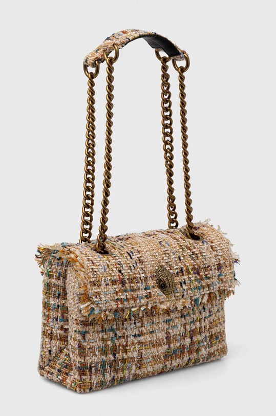 Kurt Geiger London torebka TWEED KENSINGTON BAG 2062643609 beżowy AW24
