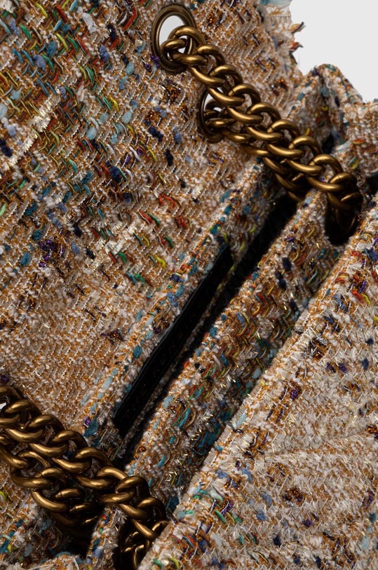 Kurt Geiger London torebka TWEED KENSINGTON BAG 2062643609 beżowy
