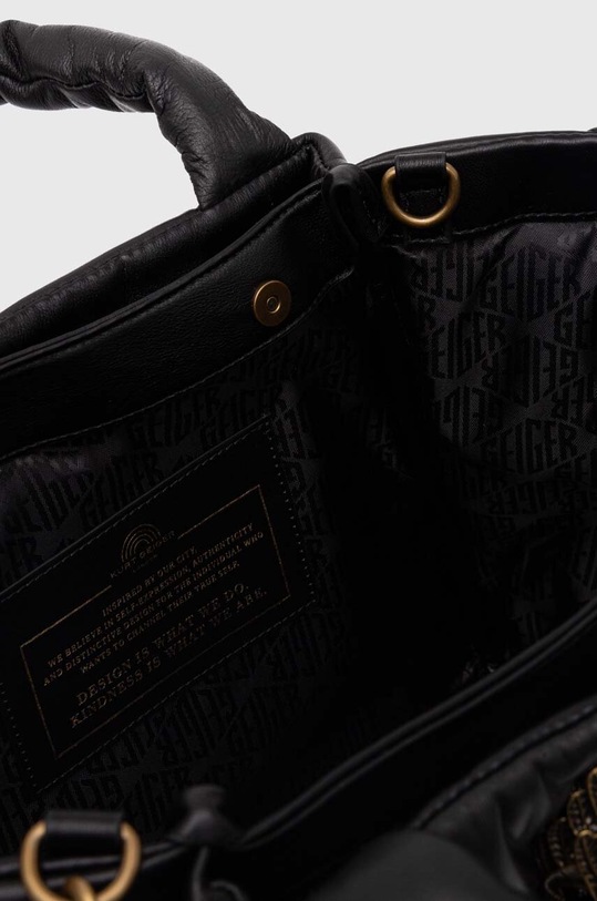 Kurt Geiger London poseta de piele KENSINGTON M SHOPPER PUFF 2737200109 negru