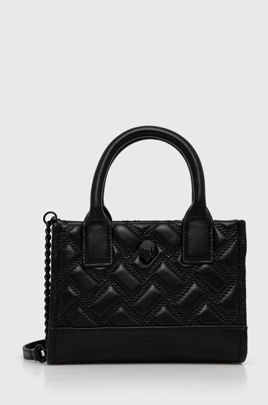 Kurt Geiger London poseta de piele XS KENSINGTON SQ TOTE DR uni negru 2733400109