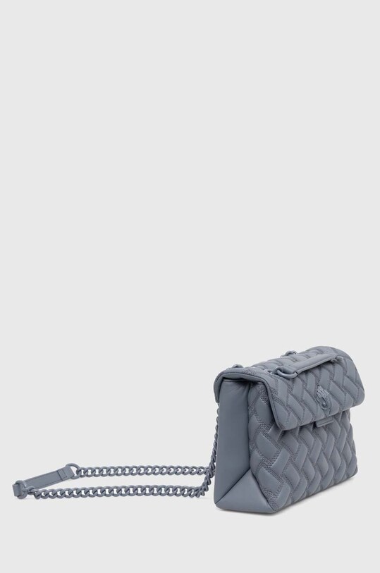 Шкіряна сумочка Kurt Geiger London KENSINGTON BAG DRENCH 9986920109 сірий AW24