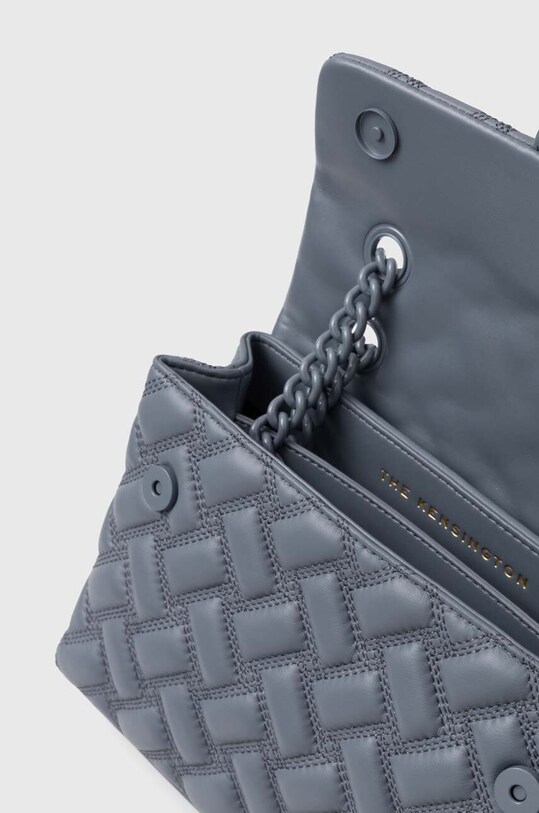 Шкіряна сумочка Kurt Geiger London KENSINGTON BAG DRENCH сірий 9986920109