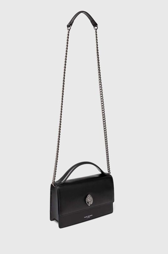 Kožená kabelka Kurt Geiger London BOND TOP HANDLE BAG 2735500109 čierna AW24