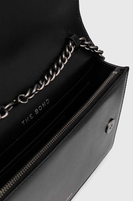 Kožená kabelka Kurt Geiger London BOND TOP HANDLE BAG 2735500109 čierna