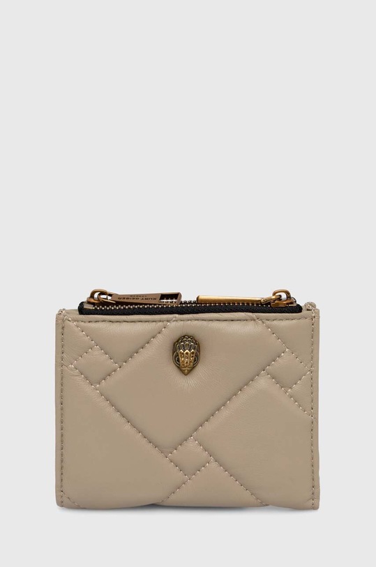 Kurt Geiger London portafoglio in pelle KENSINGTON PUFF MN PURSE semplice beige 2710837109