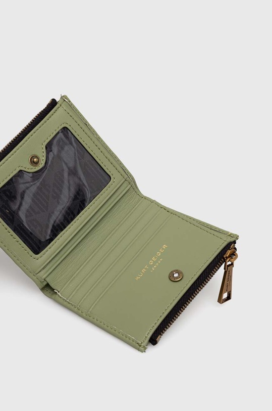 Accessori Kurt Geiger London portacarte in pelle KENSINGTON PUFF MN PURSE 2710876109 verde