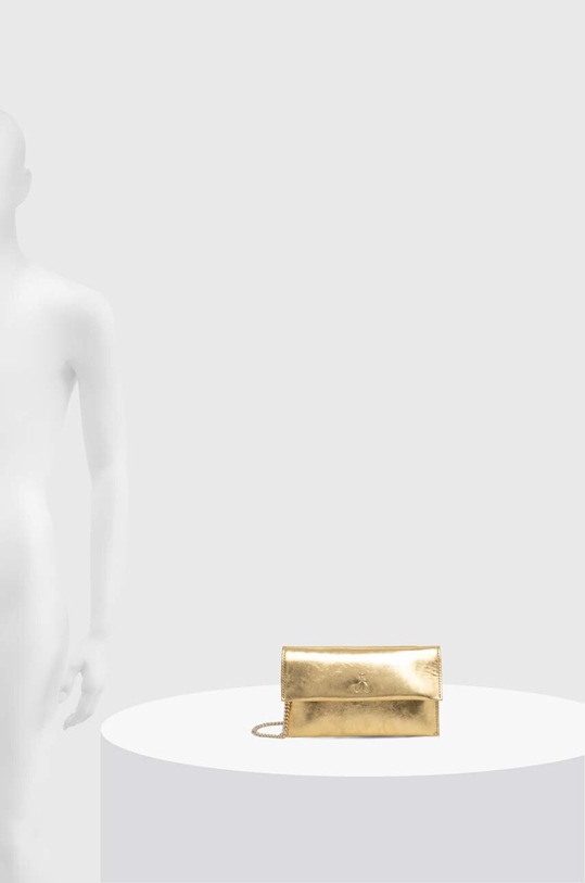 Patrizia Pepe bőr borítéktáska 8B0050.L112 arany