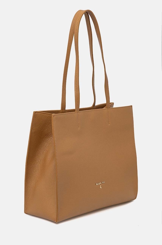 Patrizia Pepe torebka skórzana 8BA172.L001 beżowy AW24