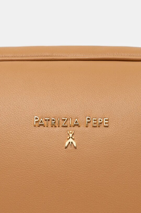 Кожаная сумочка Patrizia Pepe 8B0192.L113 бежевый