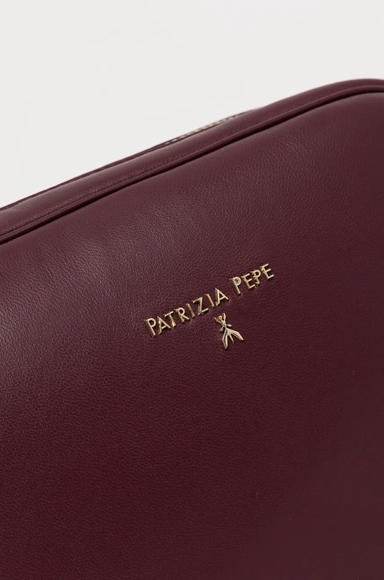Patrizia Pepe torebka skórzana bordowy 8B0192.L113