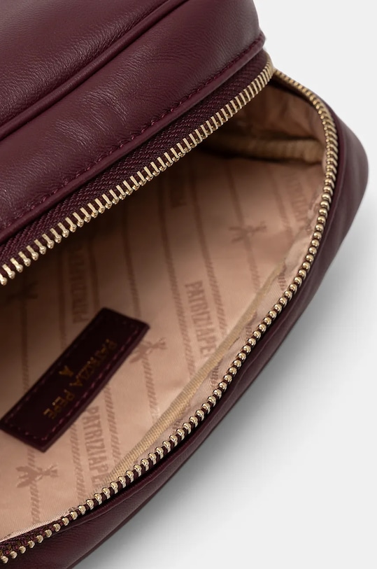 Patrizia Pepe torebka skórzana 8B0192.L113 bordowy