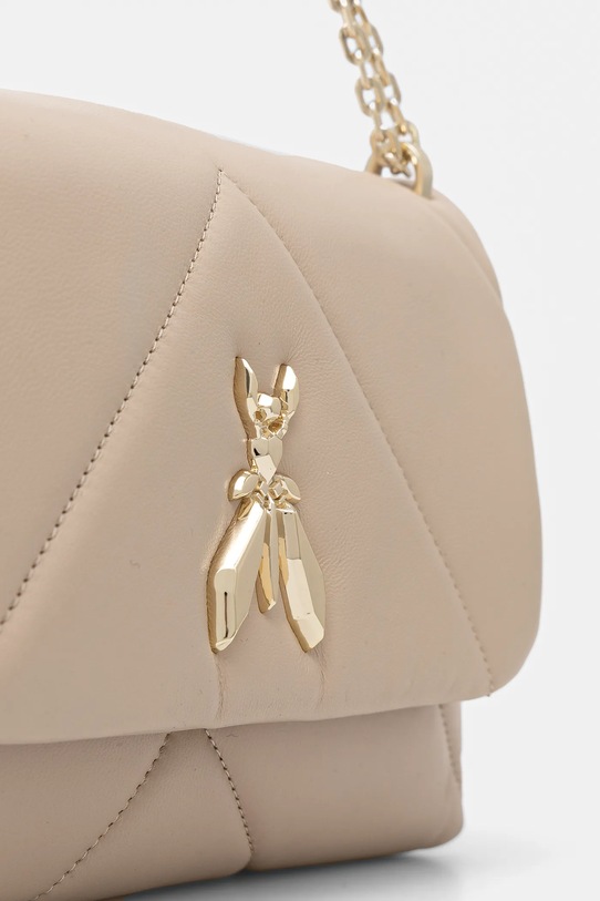 Аксессуары Кожаная сумочка Patrizia Pepe 8B0195.L006 бежевый
