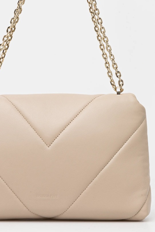 Кожаная сумочка Patrizia Pepe бежевый 8B0195.L006