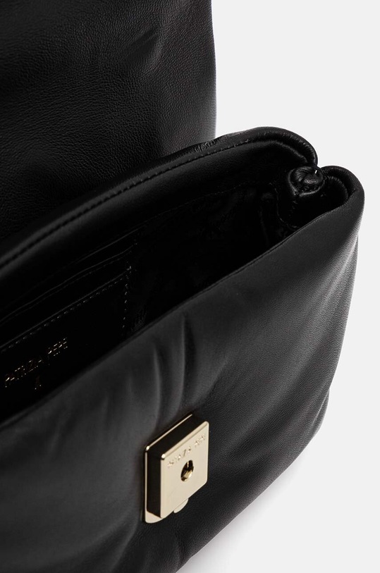 Δερμάτινη τσάντα Patrizia Pepe 8B0201.L113 μαύρο