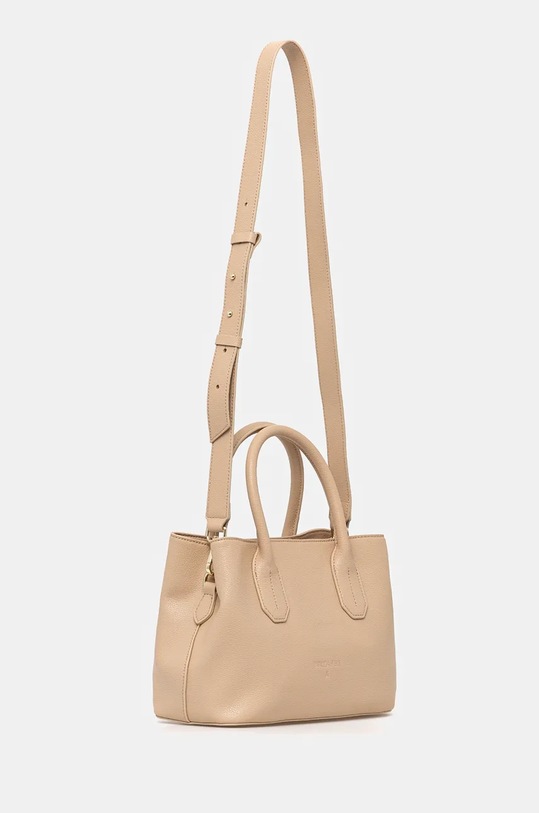 Δερμάτινη τσάντα Patrizia Pepe 8B0205.L001 μπεζ AW24