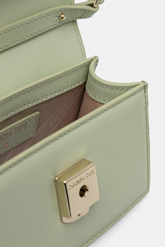 Шкіряна сумочка Patrizia Pepe 8B0208.L061 зелений