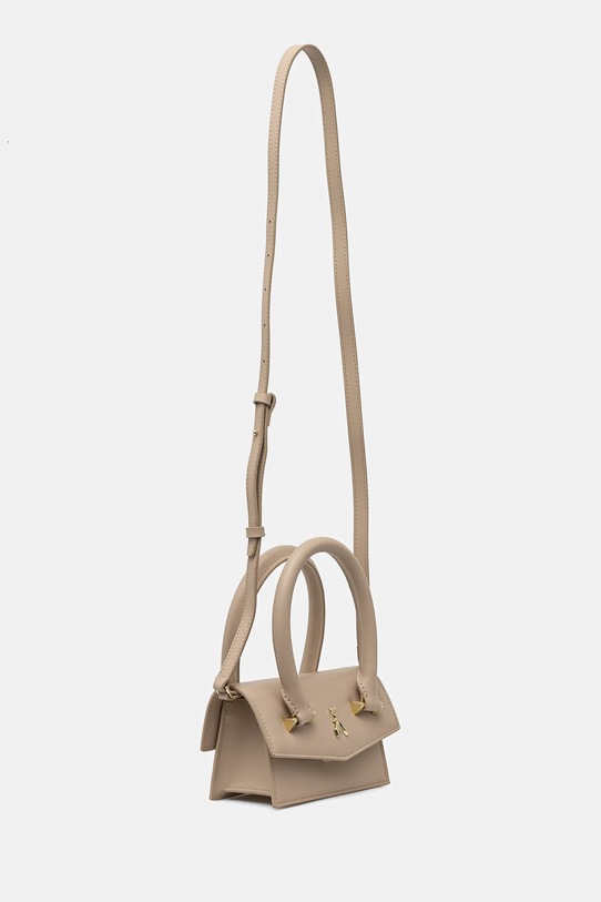 Шкіряна сумочка Patrizia Pepe 8B0208.L061 бежевий AW24