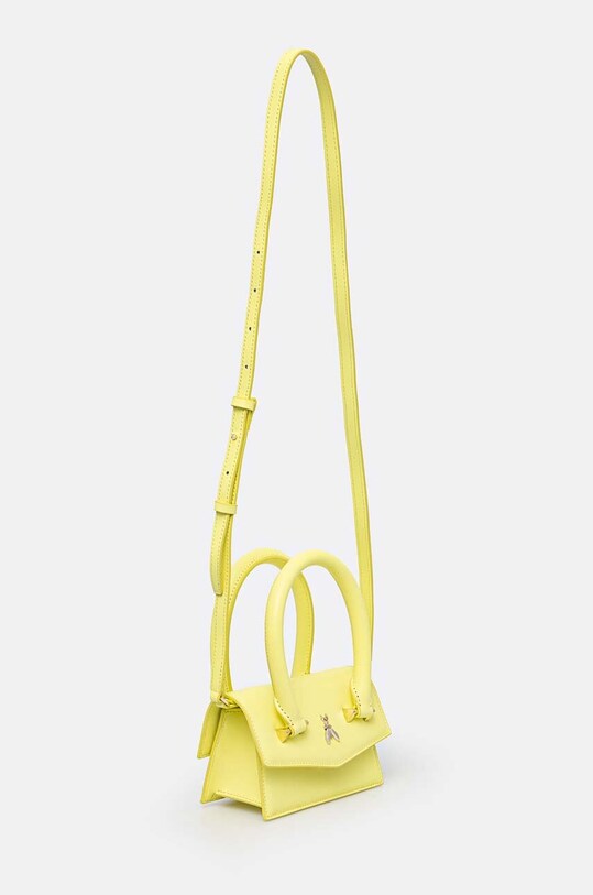Patrizia Pepe borsa a mano in pelle 8B0208.L061 giallo AW24
