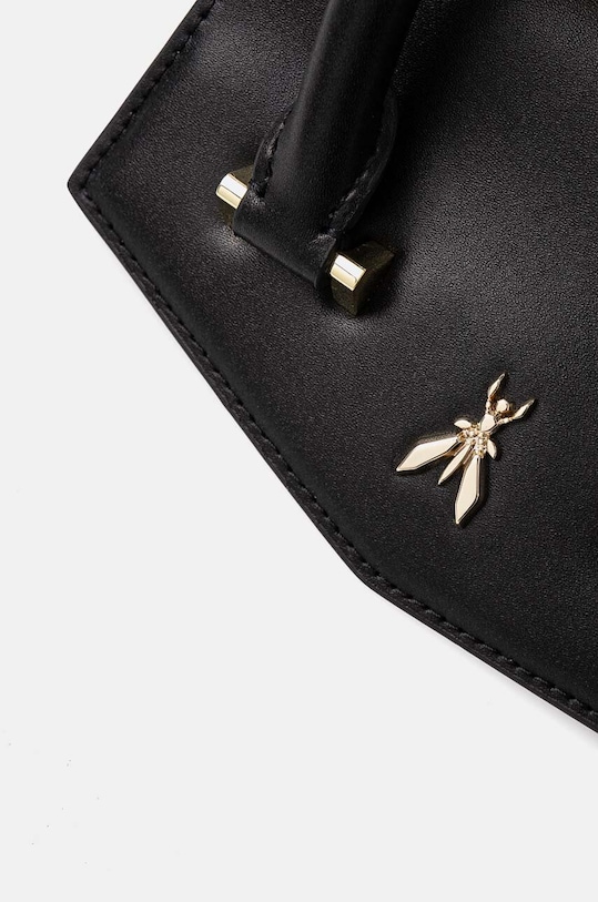 Kožená kabelka Patrizia Pepe černá 8B0208.L061