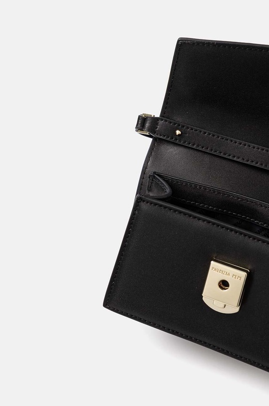 Kožená kabelka Patrizia Pepe 8B0208.L061 černá