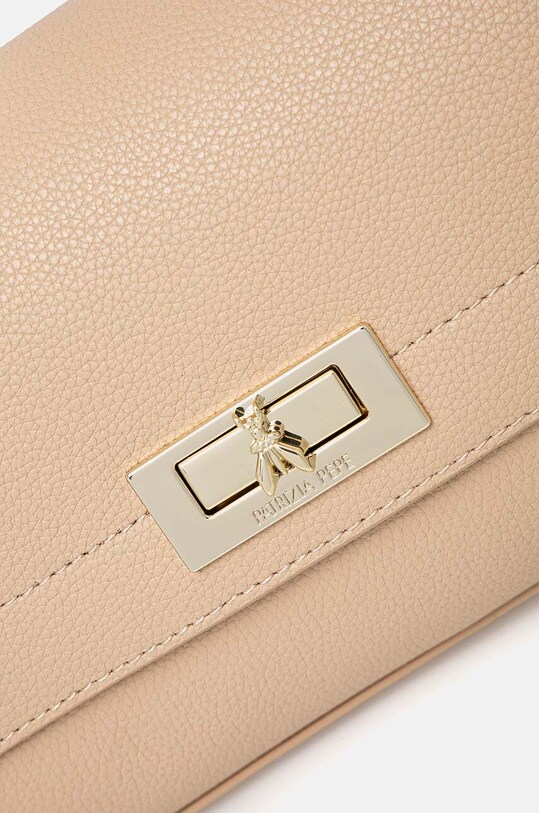 Accesorii Patrizia Pepe poseta de piele 8B0211.L001 bej