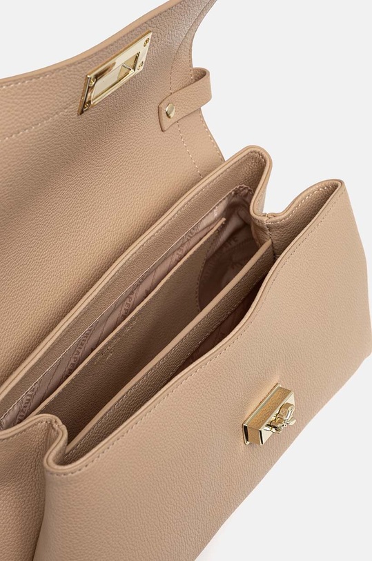 Kožená kabelka Patrizia Pepe 8B0211.L001 béžová
