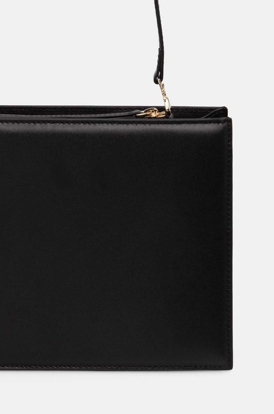 Kožená kabelka Patrizia Pepe černá 8B0214.L061