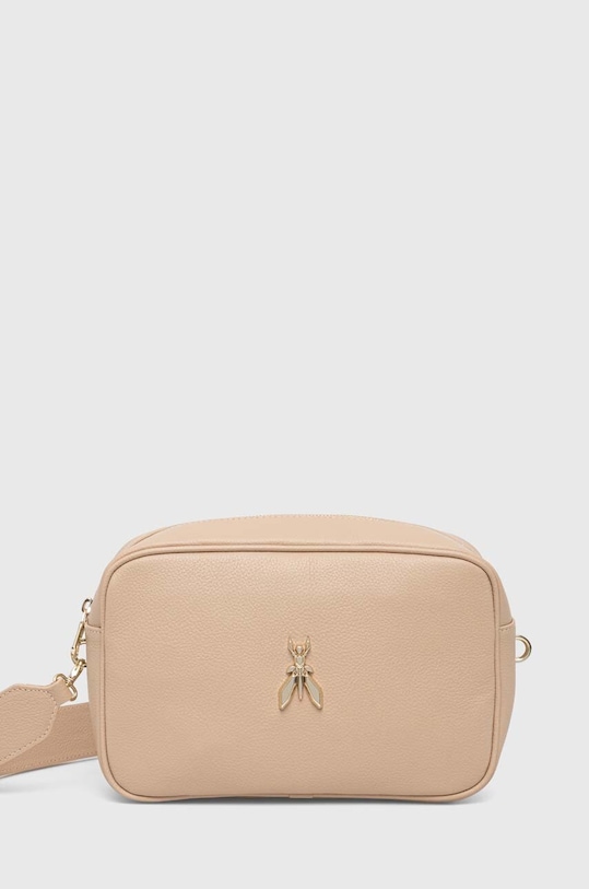 Patrizia Pepe torebka skórzana skóra licowa beżowy 8B0218.L001