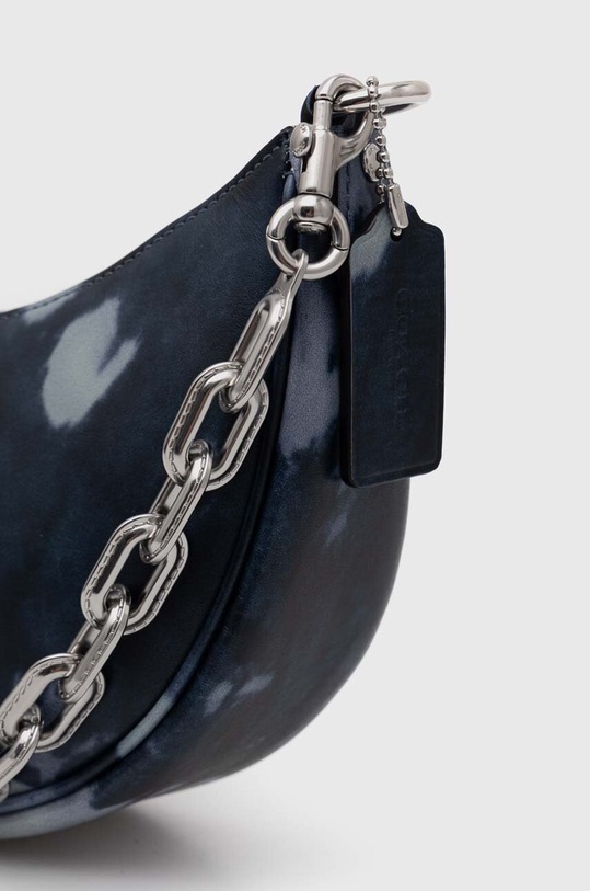 Accesorii Coach poseta de piele Mira CU045 bleumarin