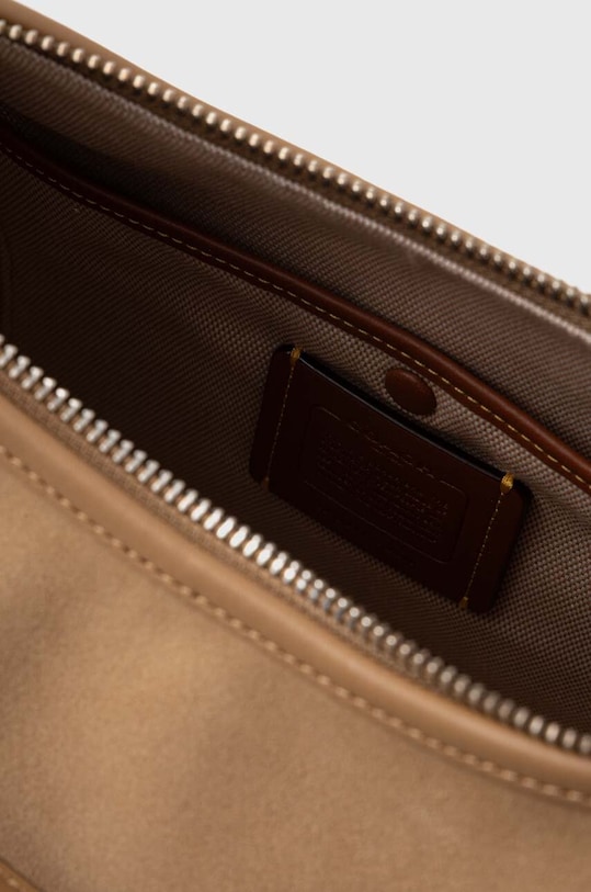 Coach torebka zamszowa Juliet CR670 beżowy