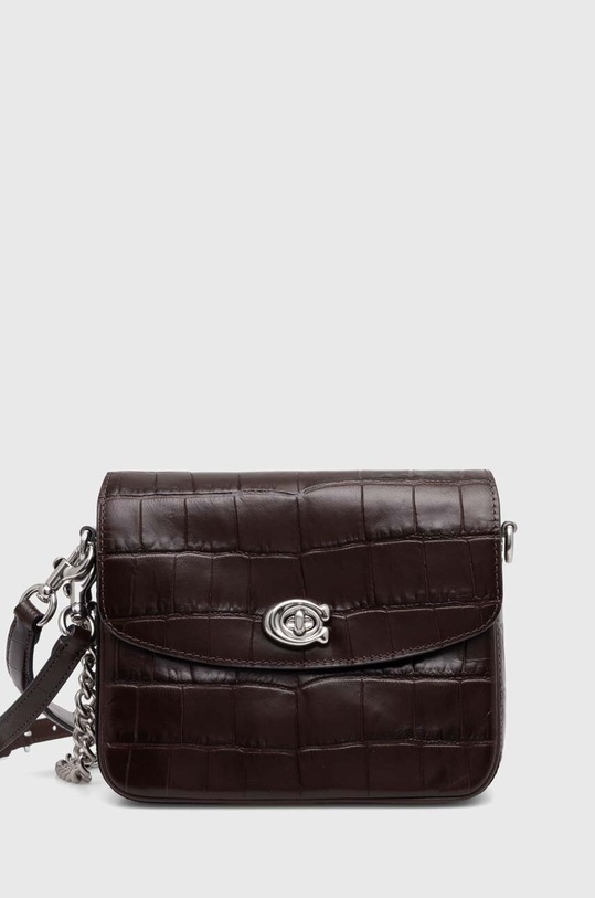 Coach torebka skórzana Cassie 19 skóra licowa brązowy CV435