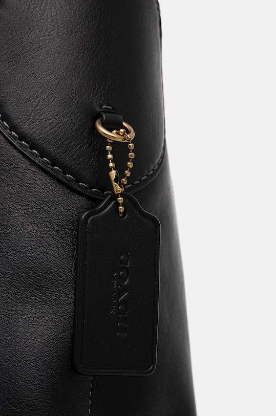 Coach poseta de piele CU044 negru