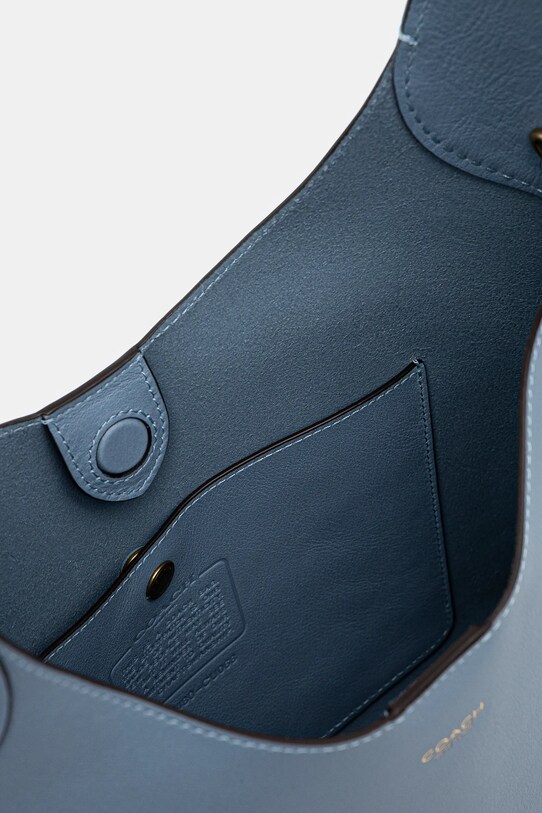 Coach borsa a mano in pelle Brooklyn Shoulder Bag 28 CU068 blu