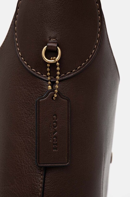 Akcesoria Coach torebka skórzana CU068 brązowy