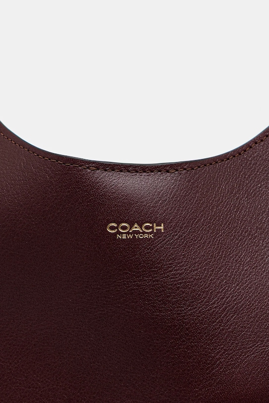 Coach torebka skórzana bordowy CU068