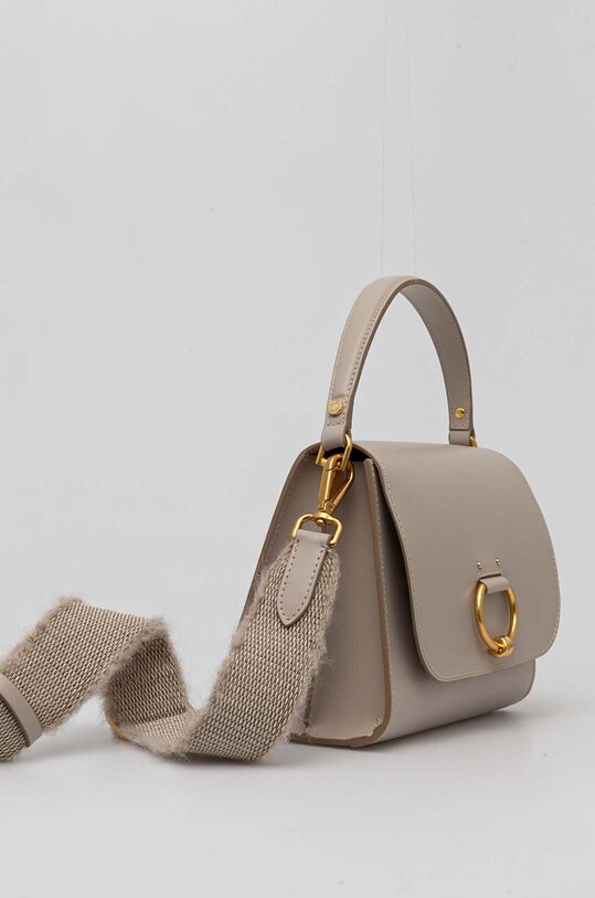 Kožená kabelka Gianni Chiarini KAIA BS.10961.PRCK béžová AW24