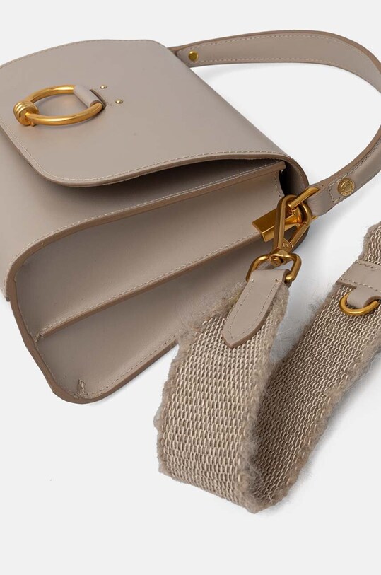 Kožená kabelka Gianni Chiarini KAIA béžová BS.10961.PRCK