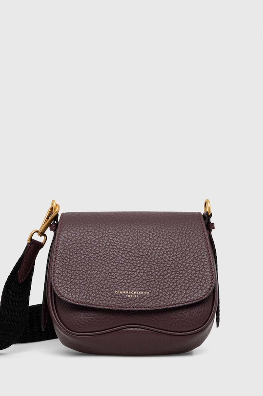Kožená kabelka Gianni Chiarini CHIARA přírodní kůže fialová BS.10940.TKL