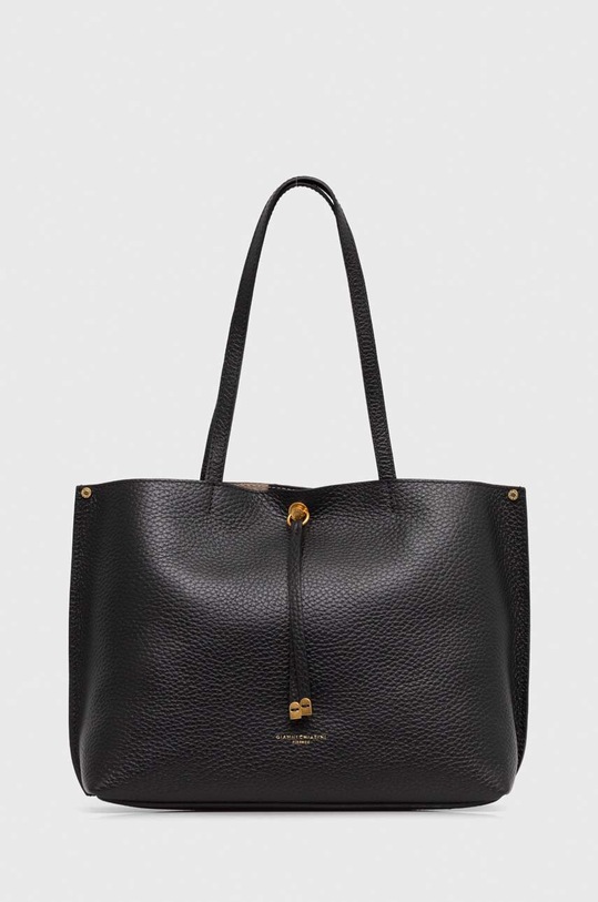 Gianni Chiarini bőr táska EGLE nappa bőr fekete BS.10975.TKLSD