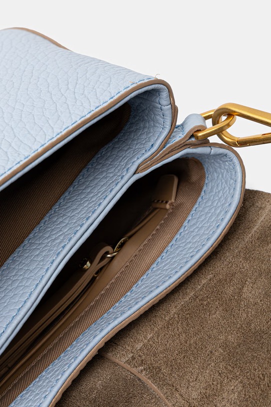 Gianni Chiarini сумка крос-боді жіноча шкіряна HELENA ROUND BS.11086.TKL блакитний