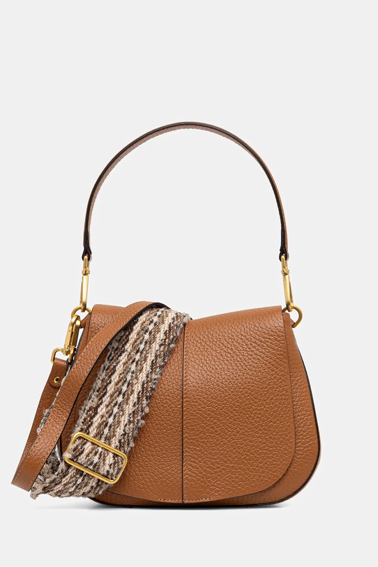 Gianni Chiarini poșetă de piele HELENA ROUND uni maro BS.11086.TKL